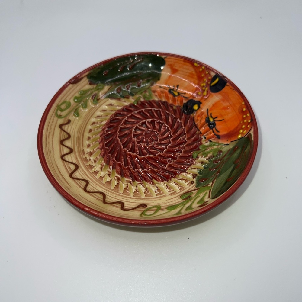 Hand-painted ceramic garlic grater